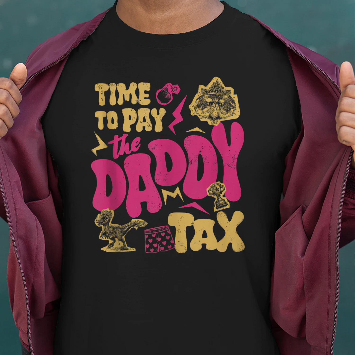 Time to Pay the Daddy Tax Retro Gamer Dad Fathers Day Tank