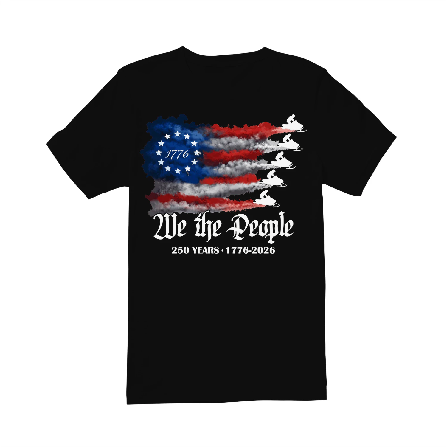 Snowmobile Sled We The People 250 Years