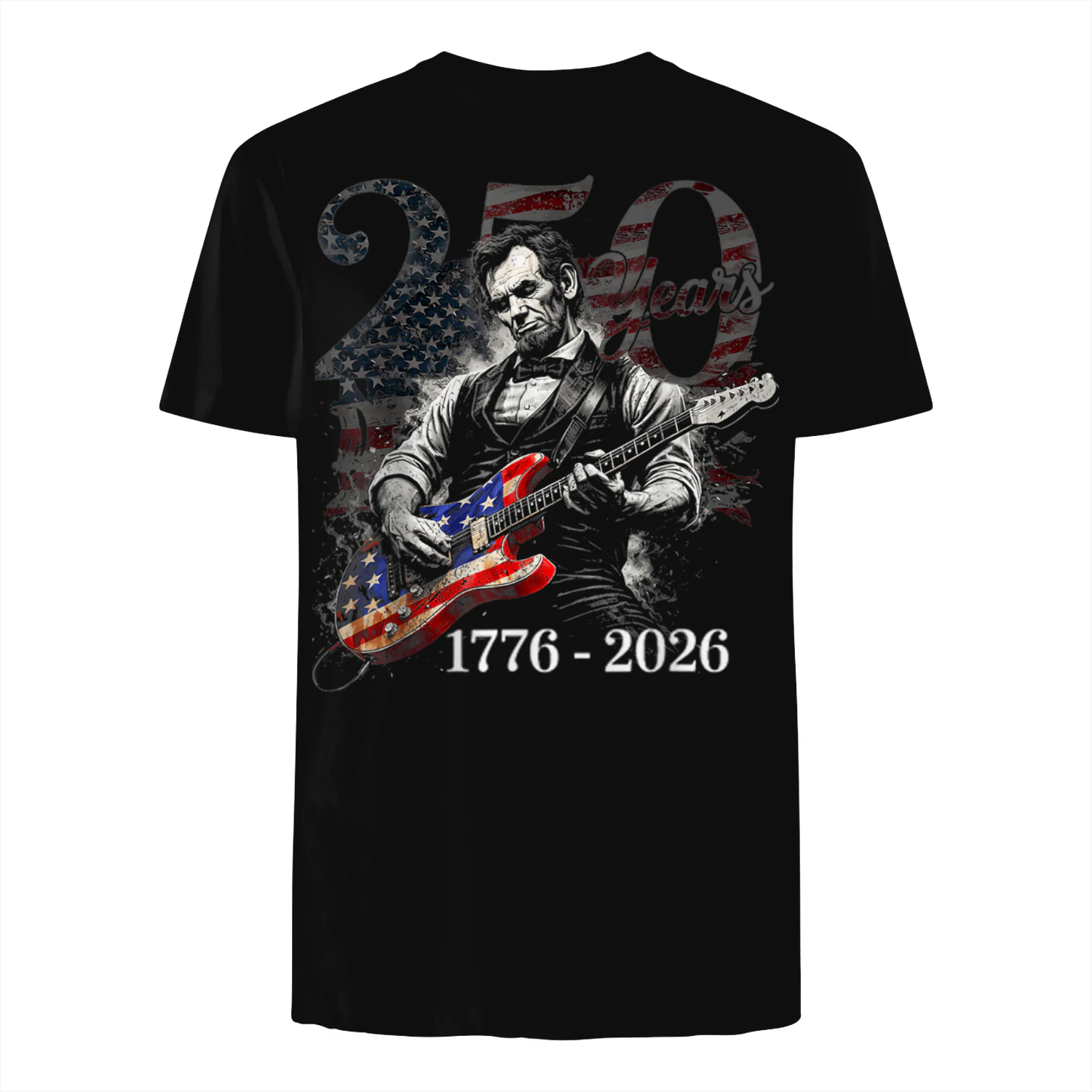Abraham Lincoln Playing Guitar 4th July 250th Anniversary