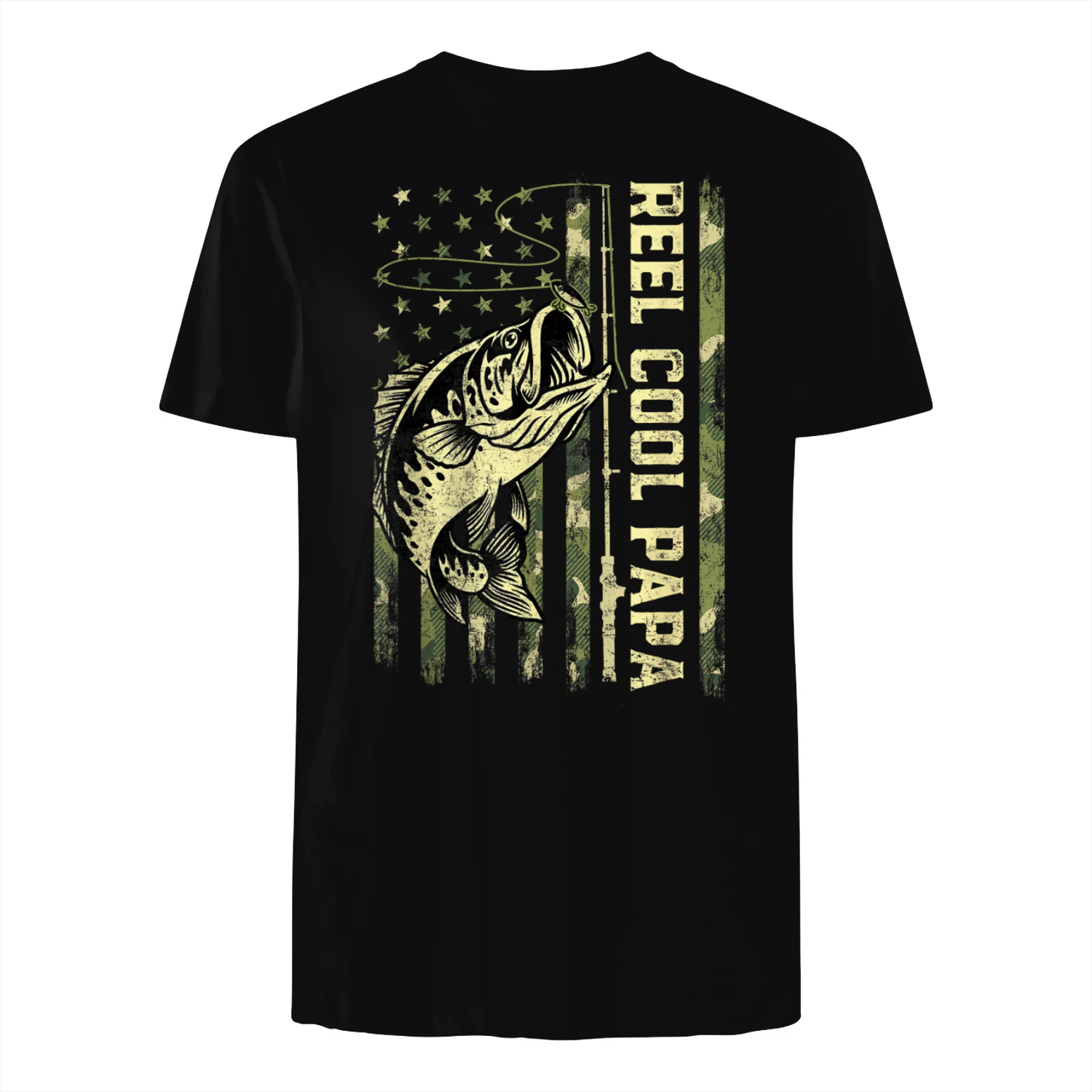 Reel Cool Papa Fisherman Camouflage Father's Day