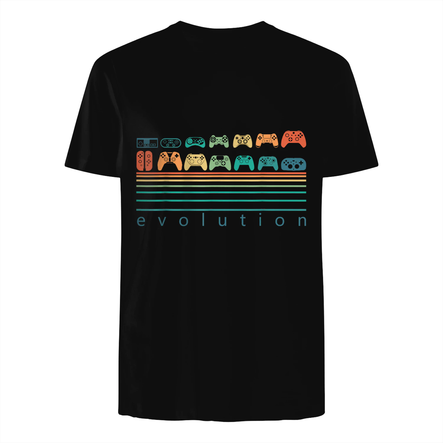 Video Game Controller Evolution 80s 90s Retro Gaming Gamer