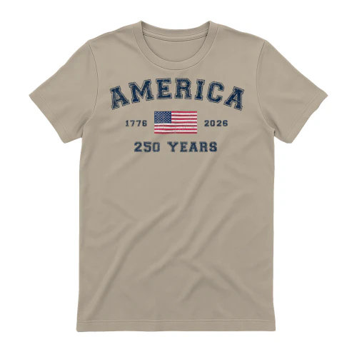 America 250 Years USA United States Flag July 4th 2026 1776