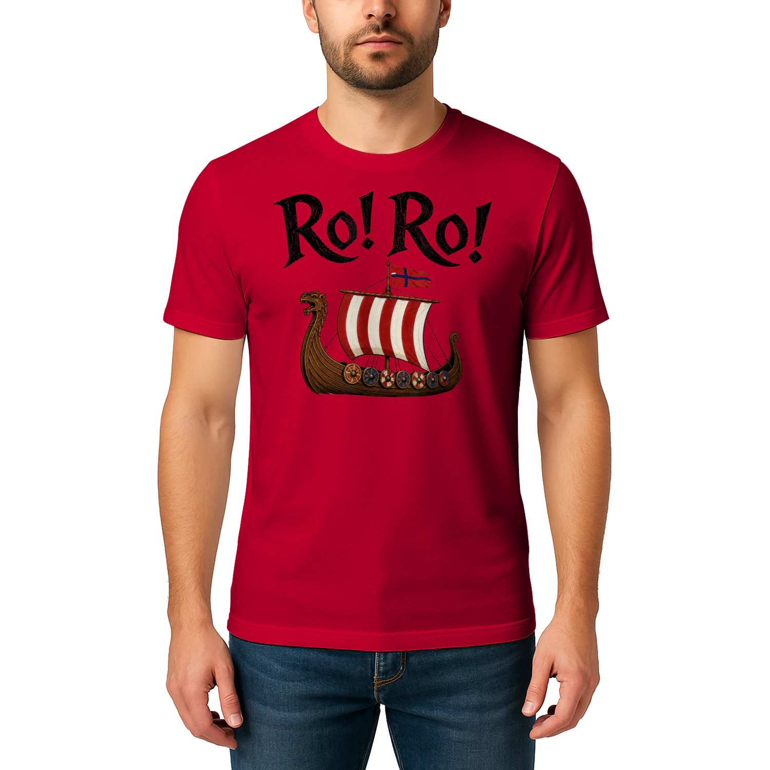 Ro Ro Norway Viking Ship Norwegian Flag Fan