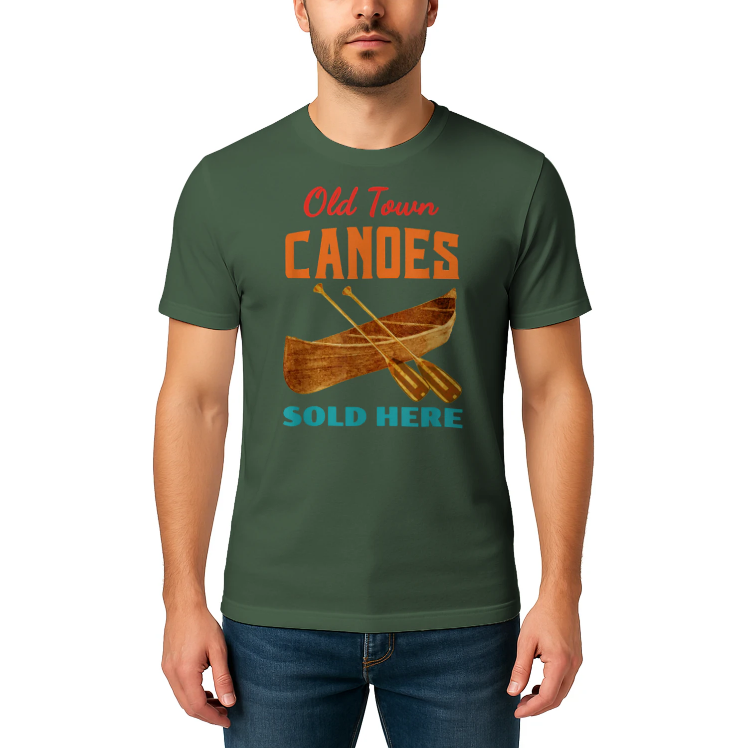 Old Town Canoes Sold Here Vintage Apparel Black