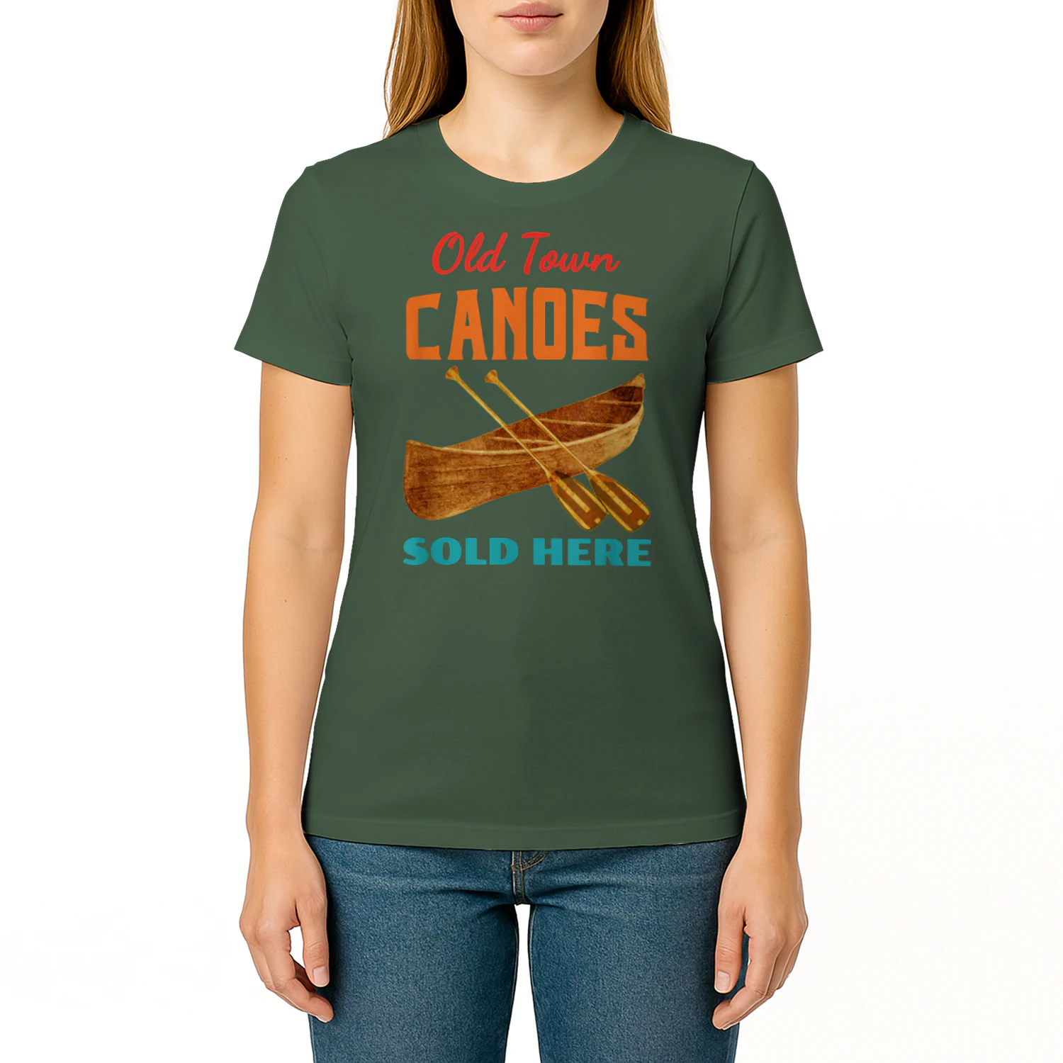Old Town Canoes Sold Here Vintage Apparel Black