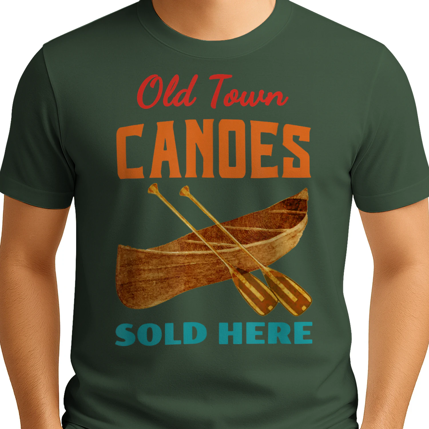 Old Town Canoes Sold Here Vintage Apparel Black