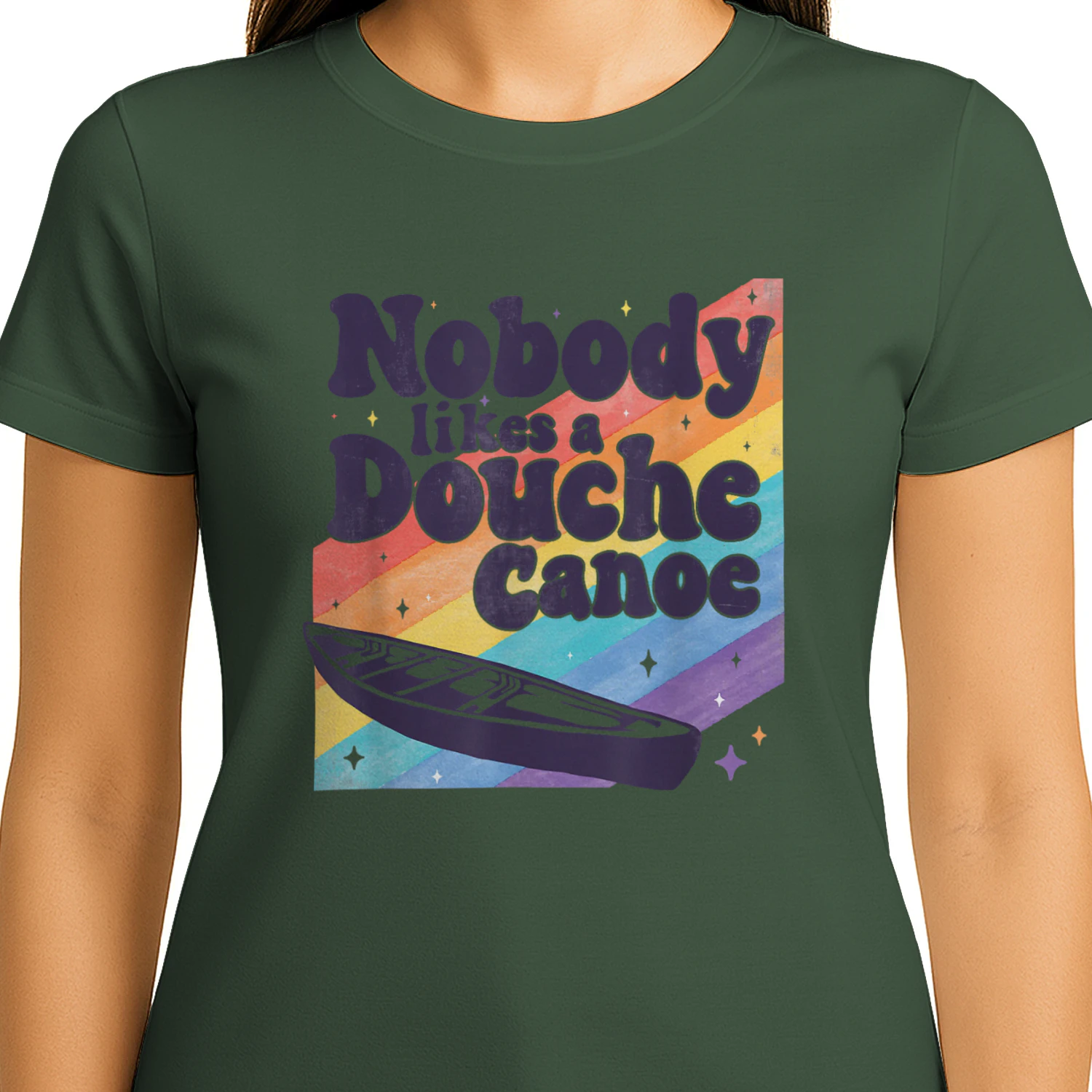 Funny dont be a douche canoe saying