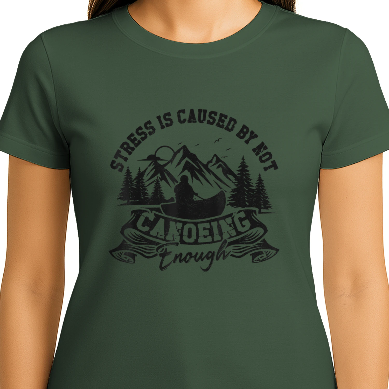 Canoe Canoeing Vintage Stress Is Caused By Not