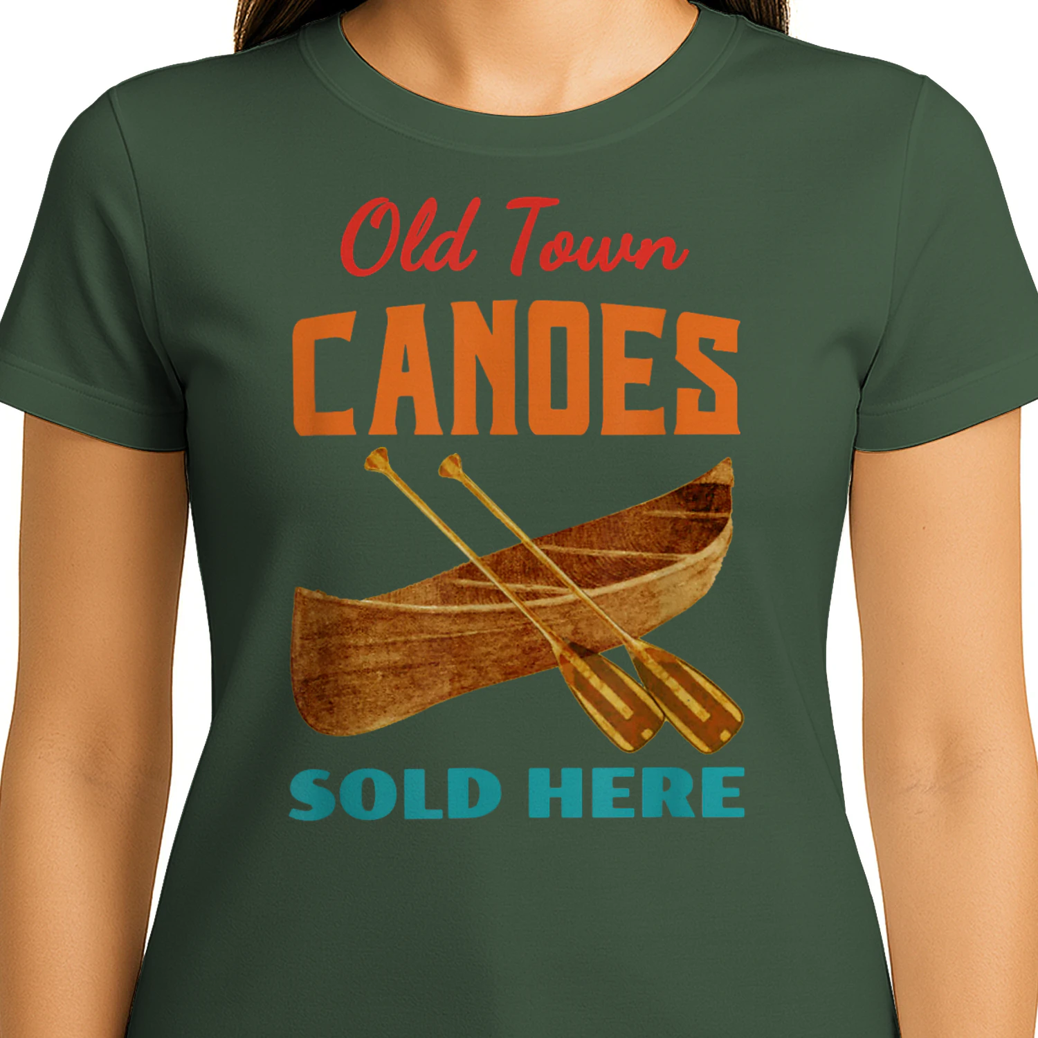 Old Town Canoes Sold Here Vintage Apparel Black