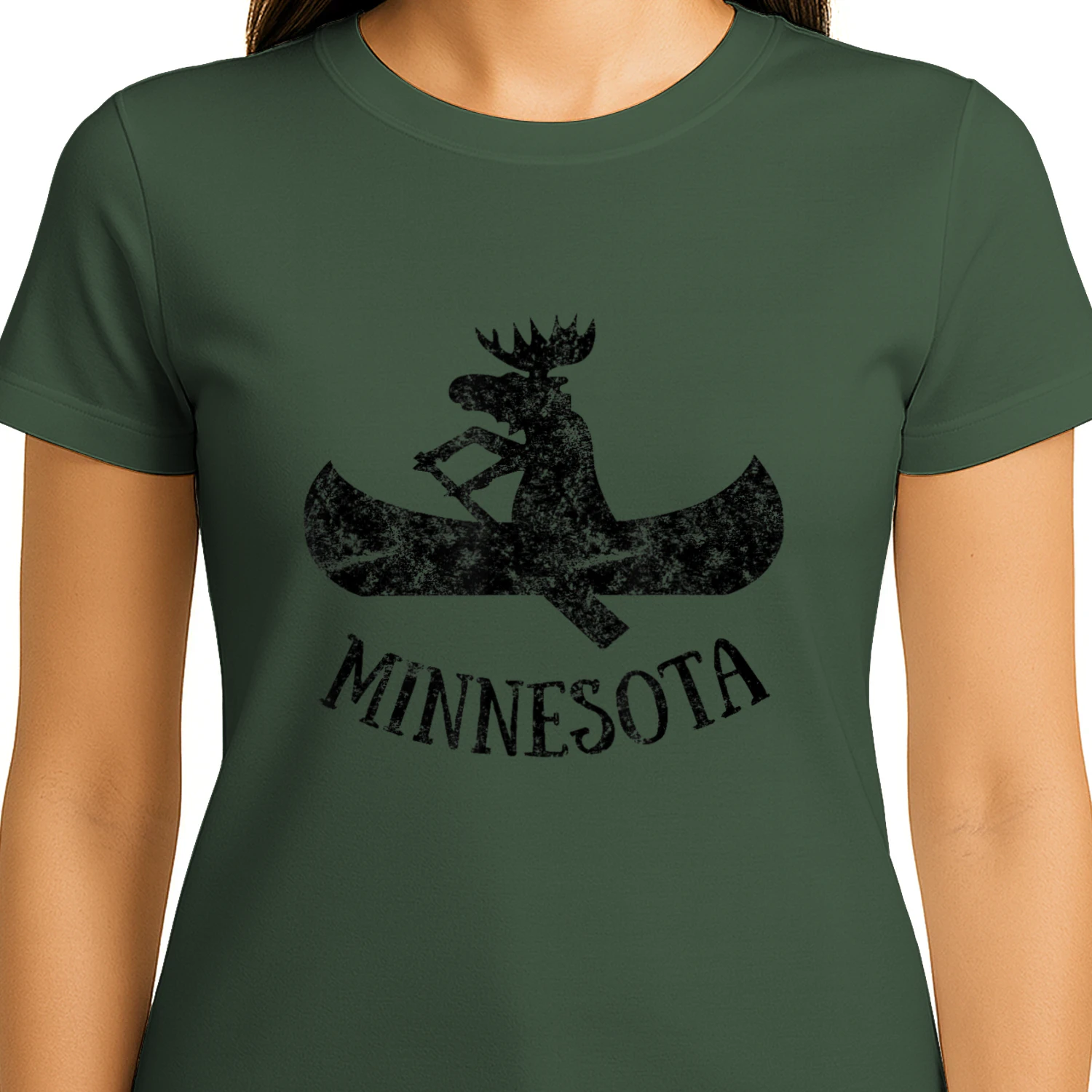 Minnesota Moose Shirt  Funny Moose Canoe Gift