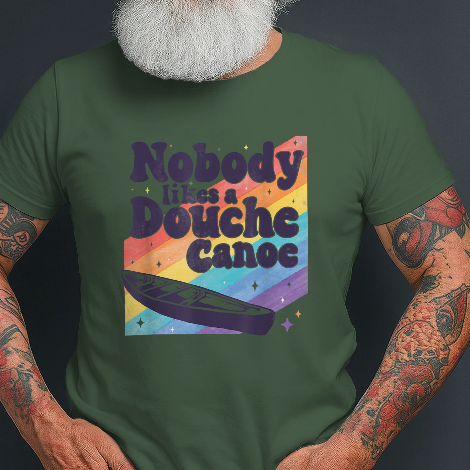 Funny dont be a douche canoe saying