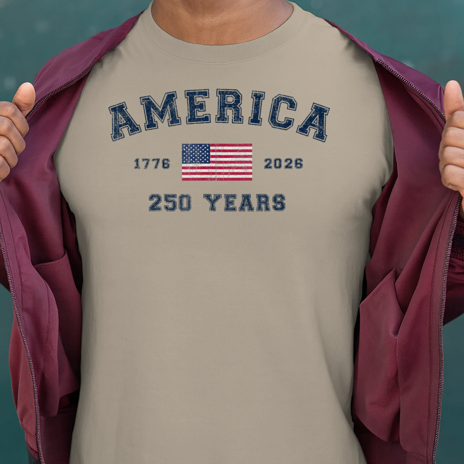 America 250 Years USA United States Flag July 4th 2026 1776