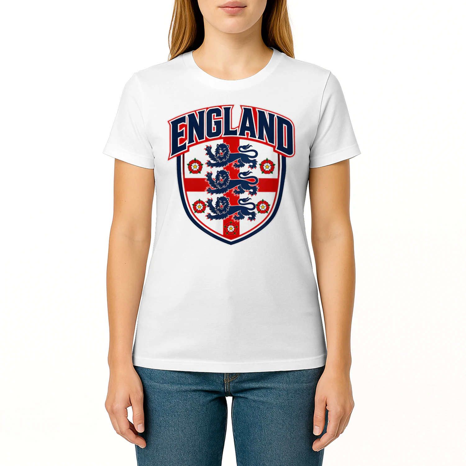 England Flag Vintage T-Shirts for Men Women Kids