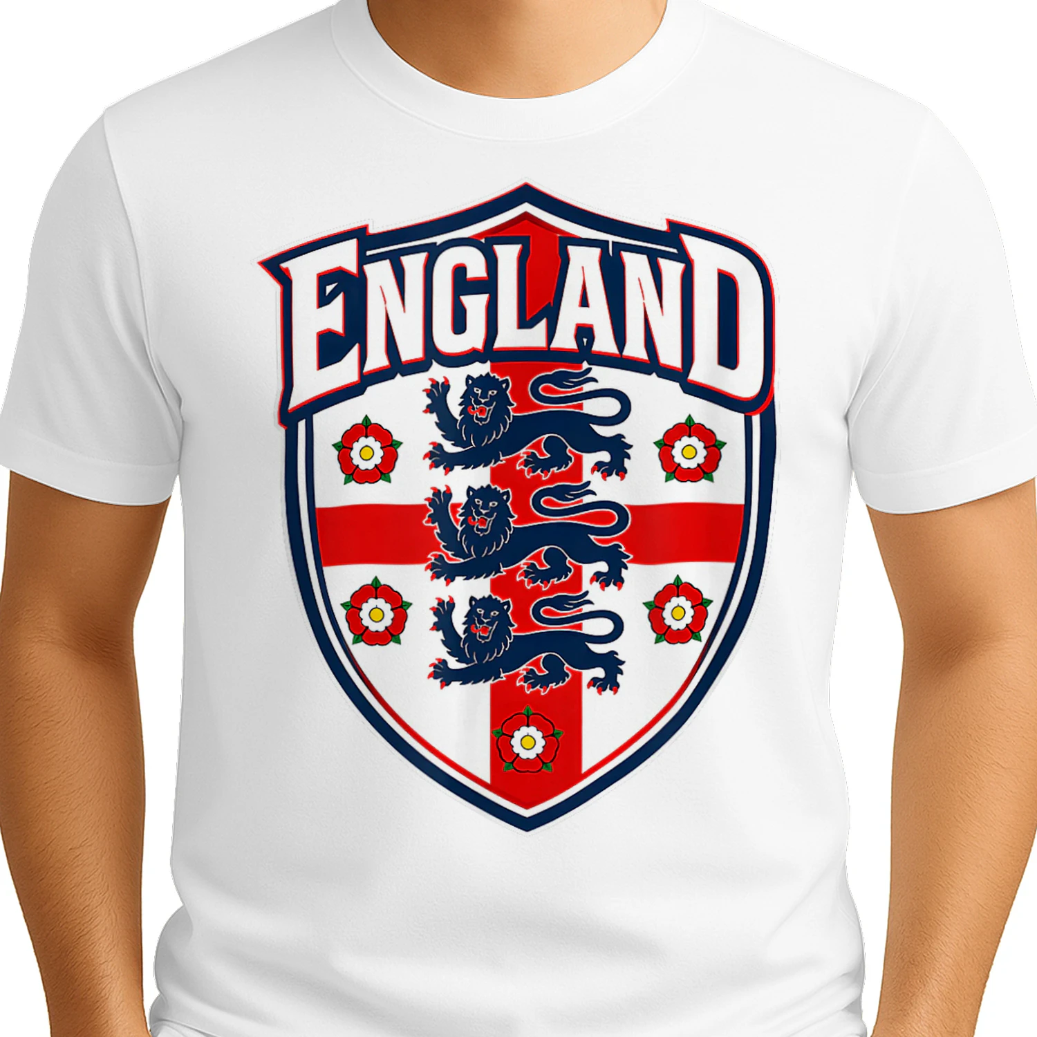 England Flag Vintage T-Shirts for Men Women Kids