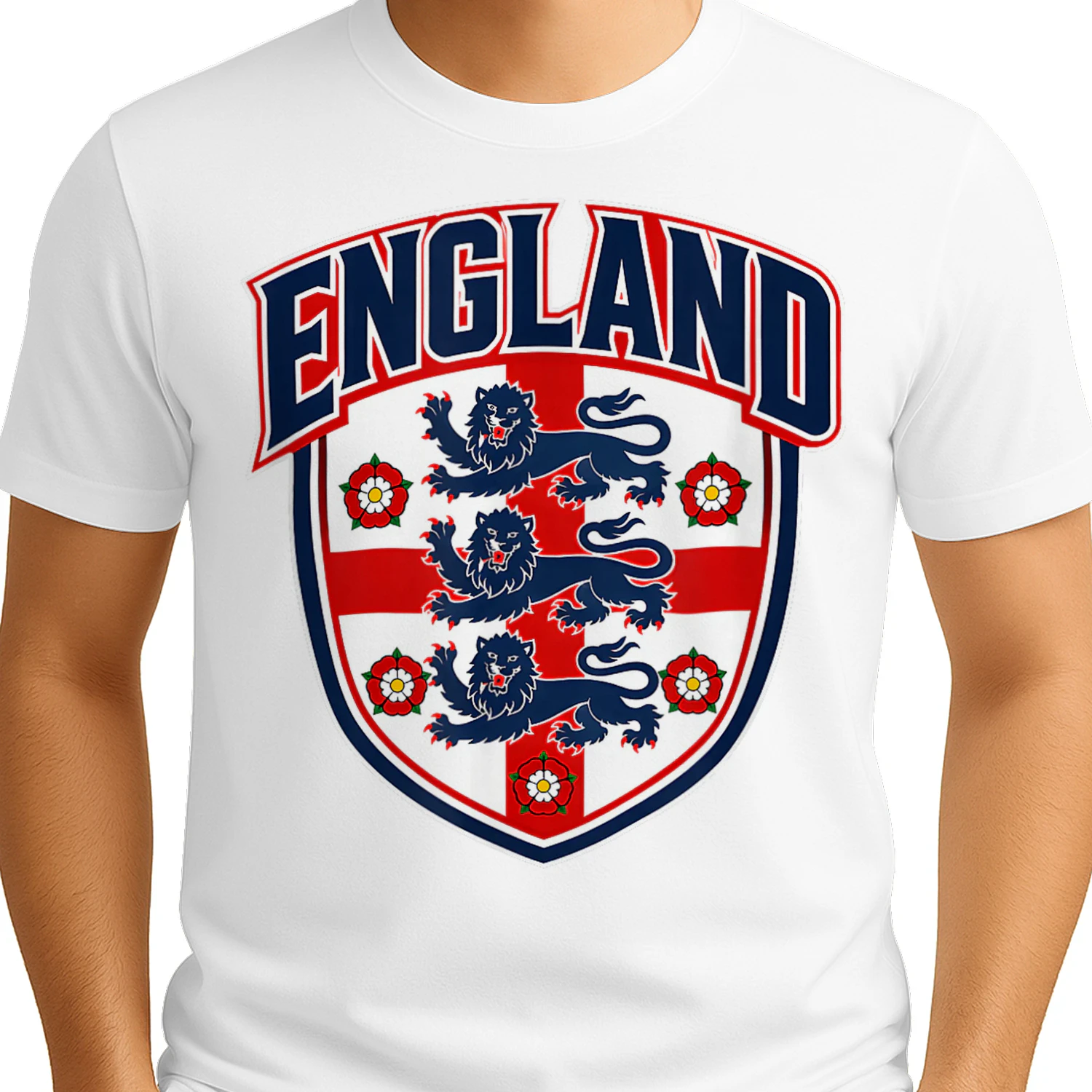 England Flag Vintage T-Shirts for Men Women Kids