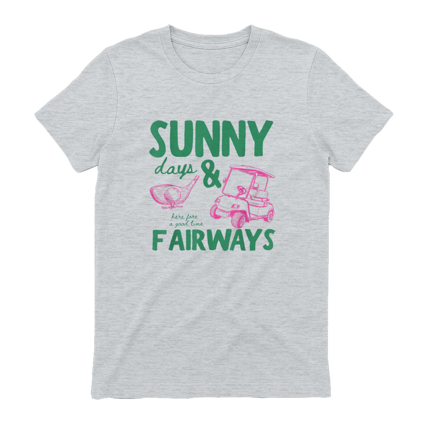 Summer Vacation Sunny Days and Fairways Golf Lover Funny