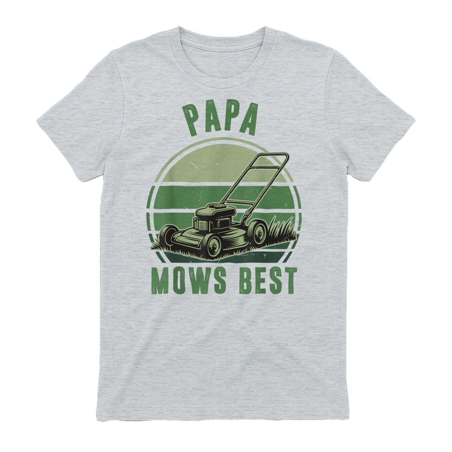 Papa Mows Best Push Lawn Mowing Mower Father Funny Dad Gift