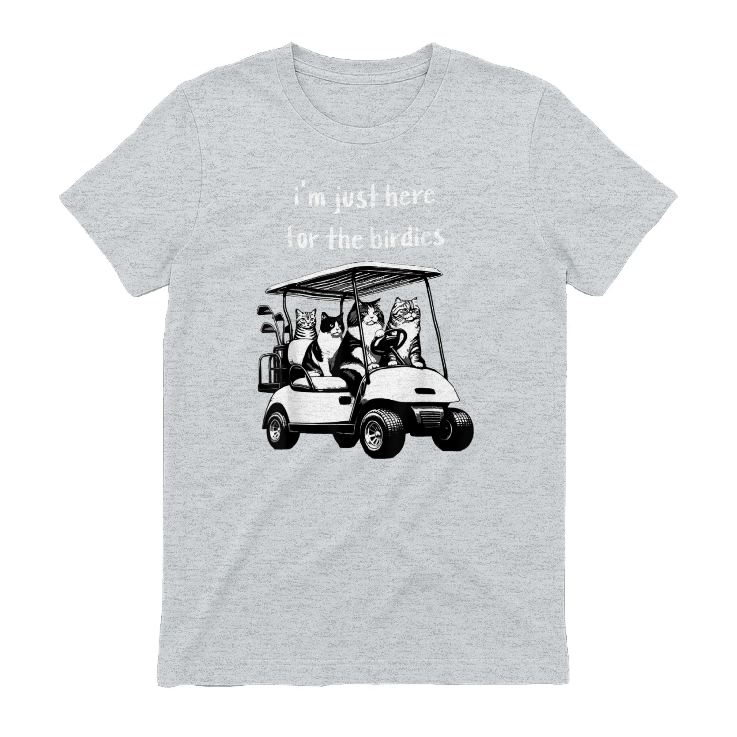 Funny Golf Cat Dad Funny Golf Cart Golfing Men Boy Game Day