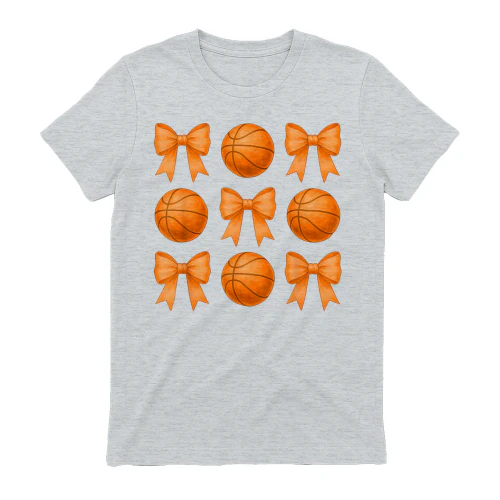Basketball Mom Sister Coquette Bows Cute Girls Basketball