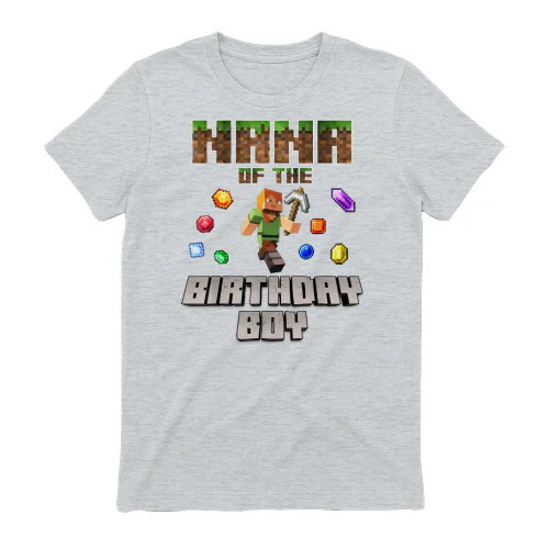 Nana Of The Birthday Boy Video Gamer Pixel Number