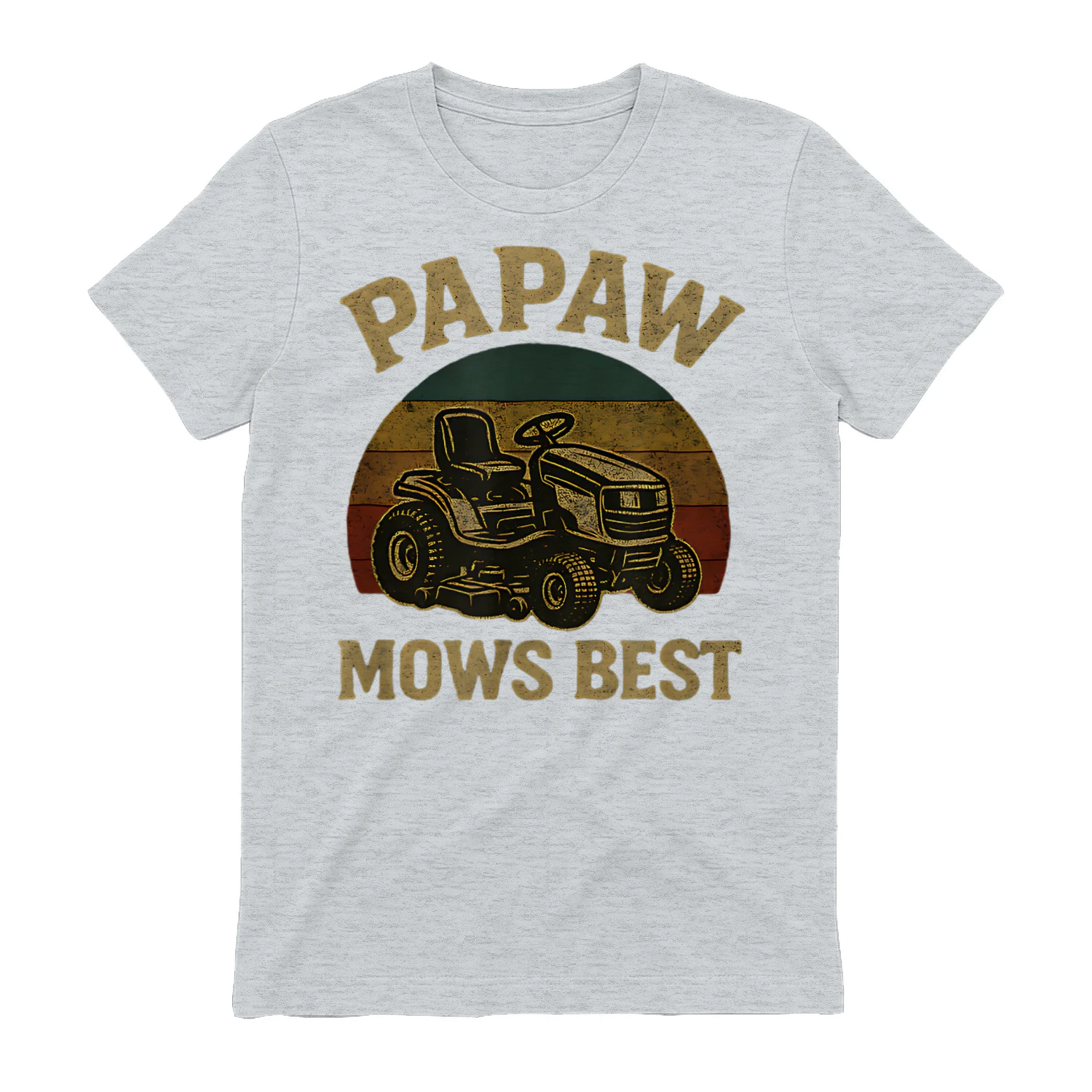 Papaw Mows Best Funny Retro Lawn Mowing
