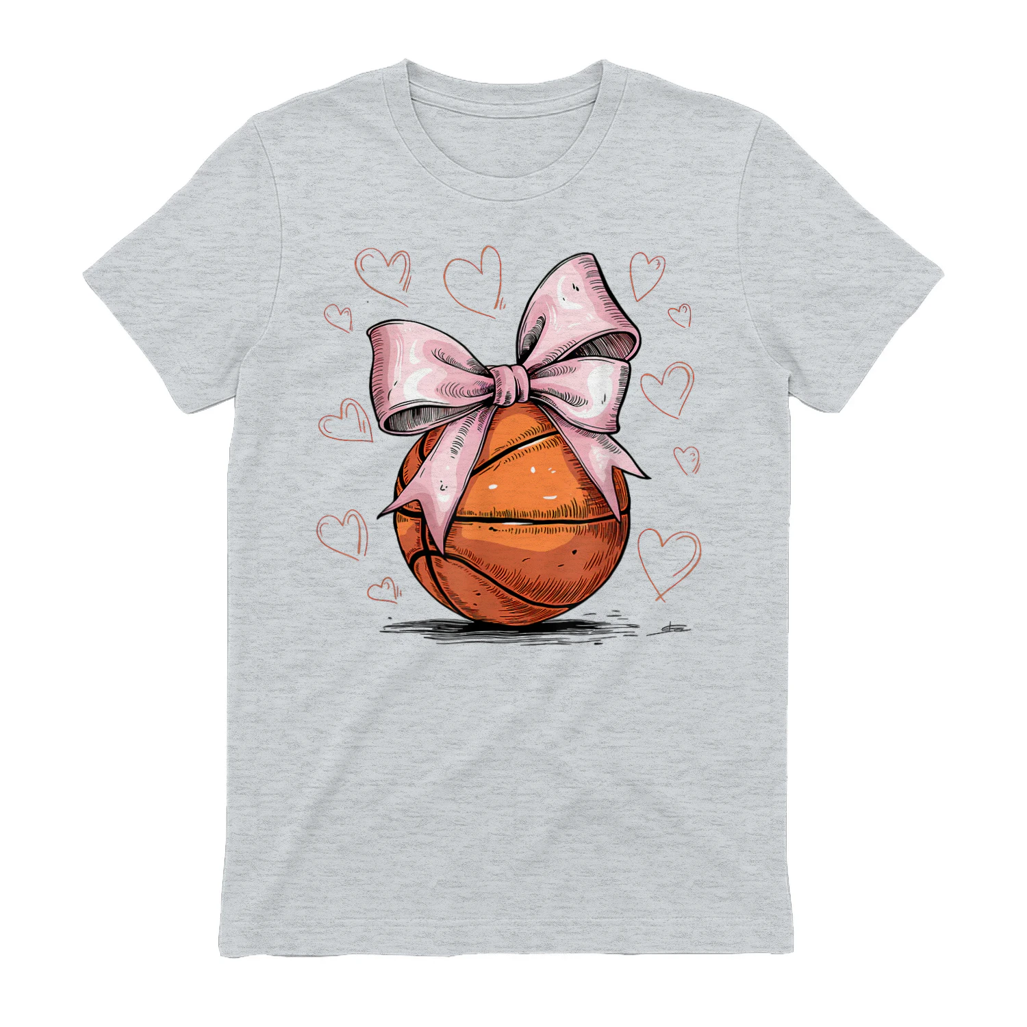 Basketball Coquette Bow Cute Basketball Player_1