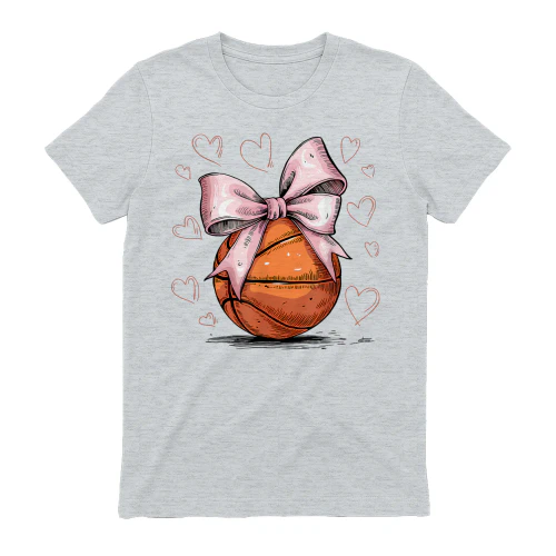 Basketball Coquette Bow Cute Basketball Player_1