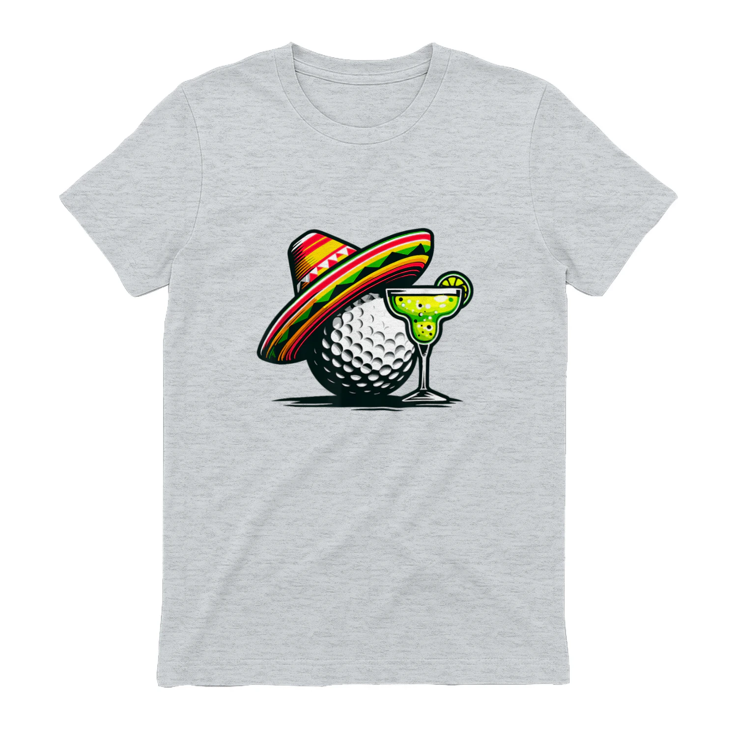 Cinco de Mayo Golf Ball with Sombrero and Margarita Golfer