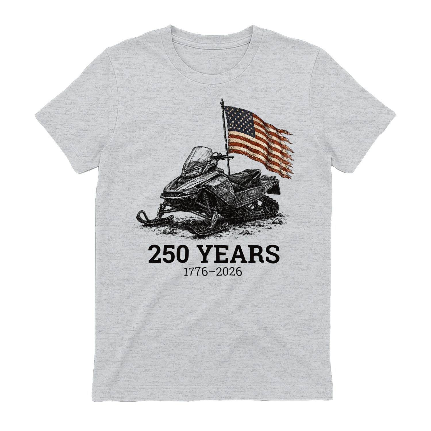 Snowmobile Sled Vintage 250 Years US
