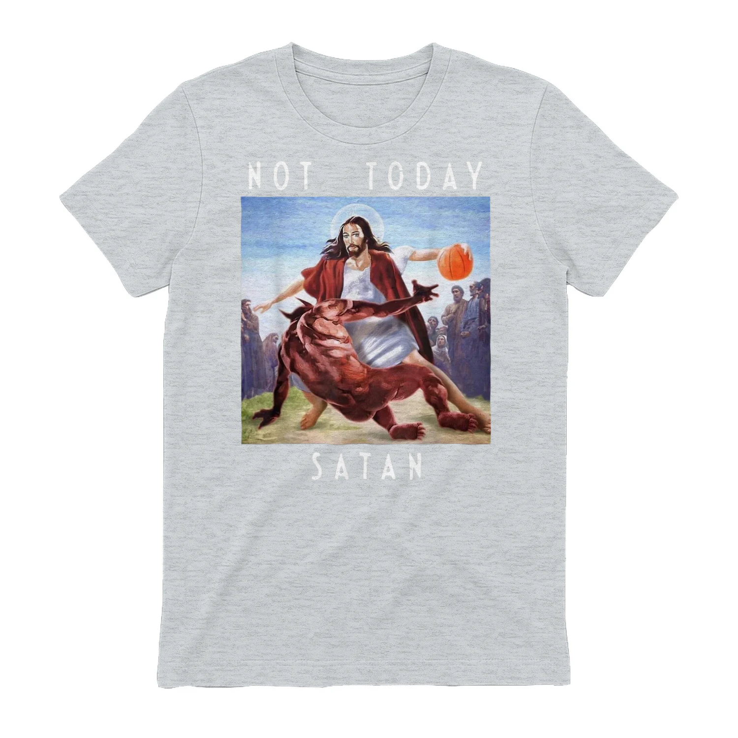 Not Today Satan  Jesus vs Satan in Basketball