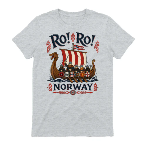 Row Norway Viking Ship Funny Norwegian Saying