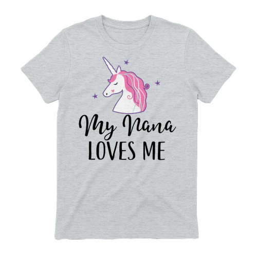 My Nana Loves Me Girl Unicorn