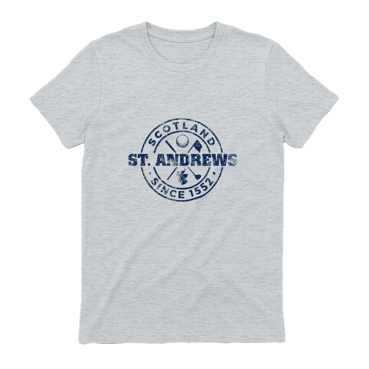 St Andrews Scotland Golf 1552 Navy Imprint Distressed