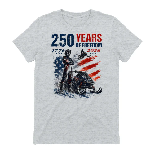 Snowmobile Sled 250 Years Of Freedom