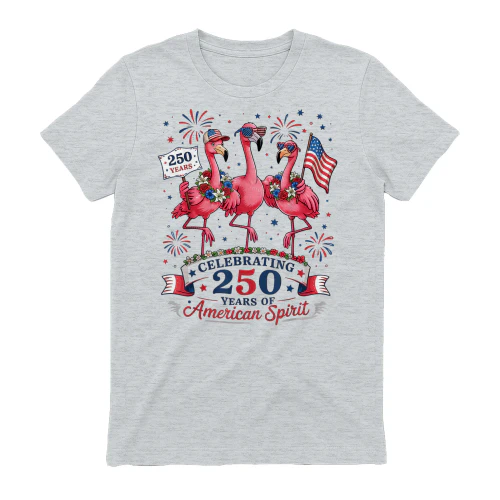 Patriotic Flamingo 250 Years American Spirit