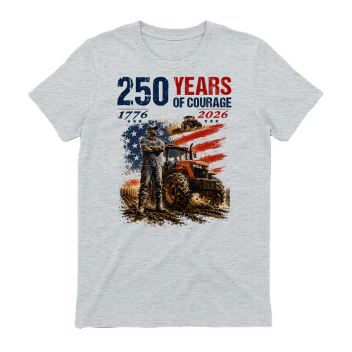 Farming Tractor 250 Years Of Courage US
