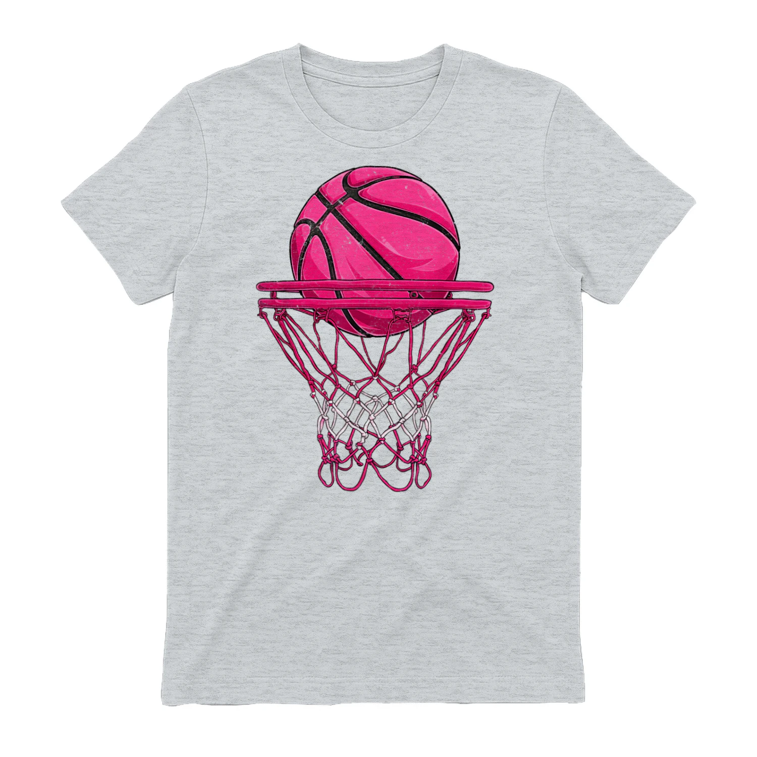 Vintage Pink Basketball Desgin for Women Girl