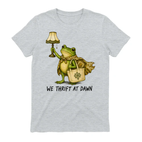 We Thrift At Dawn Frog Thrifting Vintage