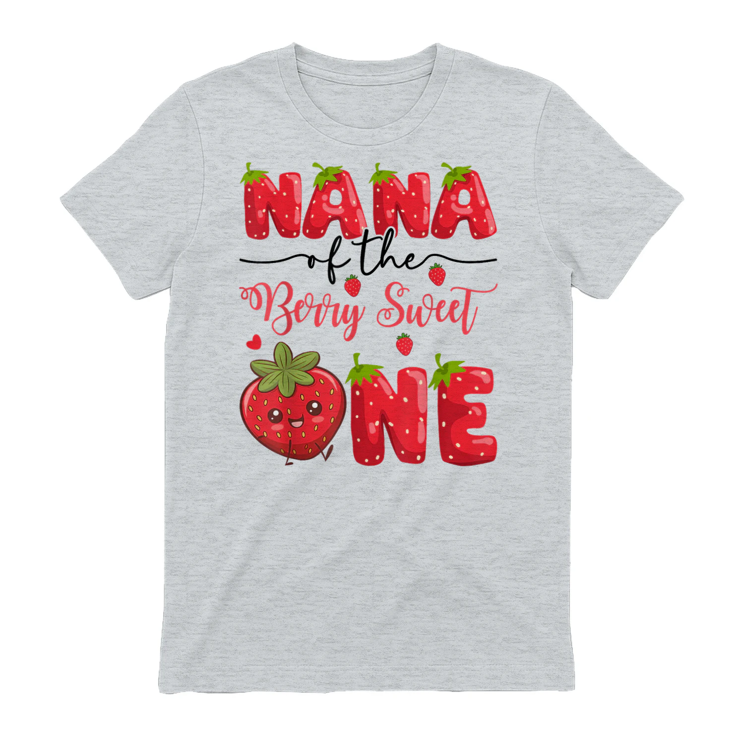 Nana Of The Berry Sweet One Strawberry First Birthday