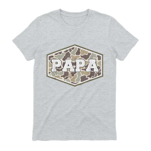Papa Camouflage Daddy Dad Happy Father's Day Best Dad Ever