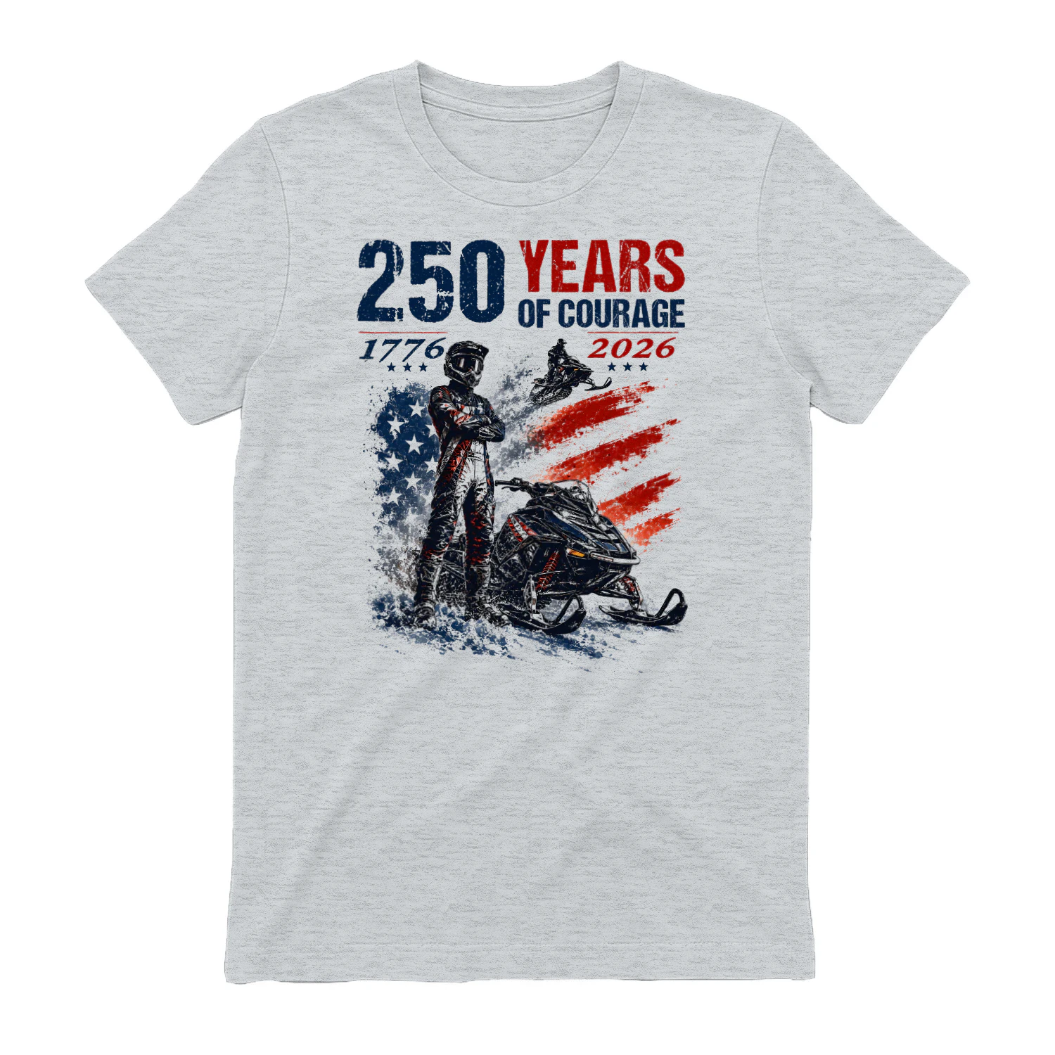 Snowmobile Sled 250 Years Of Courage