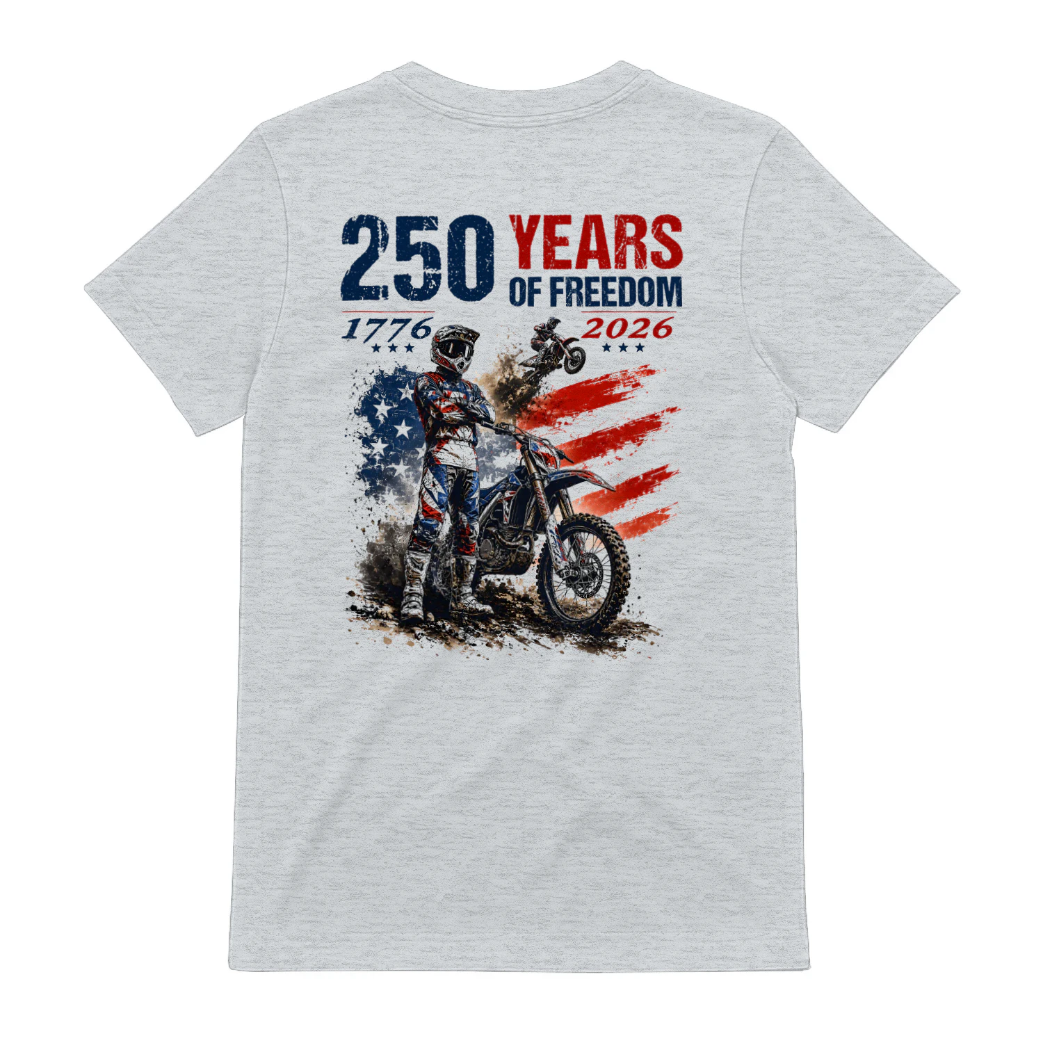 Dirt Bike Motocross 250 Years Of Freedom