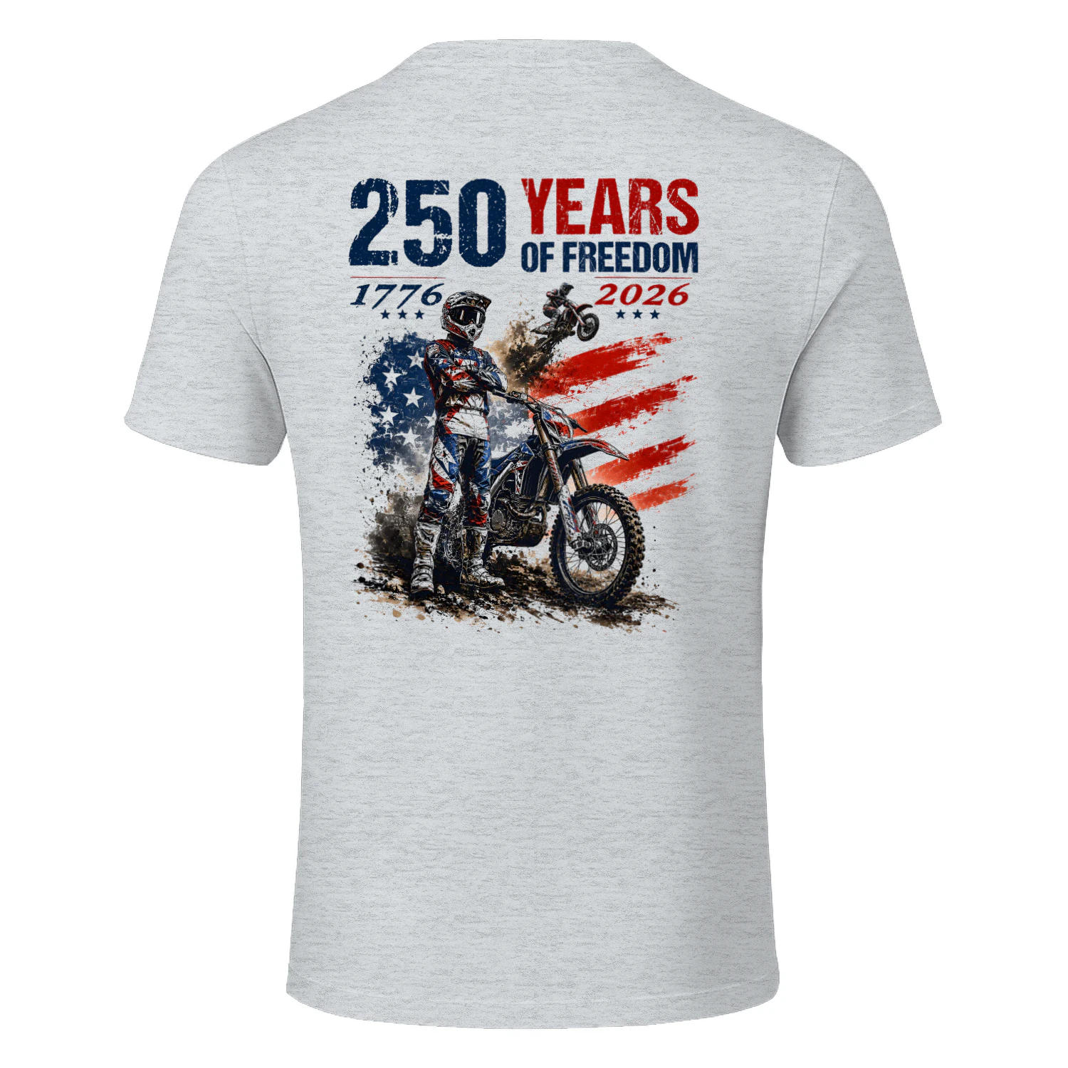 Dirt Bike Motocross 250 Years Of Freedom