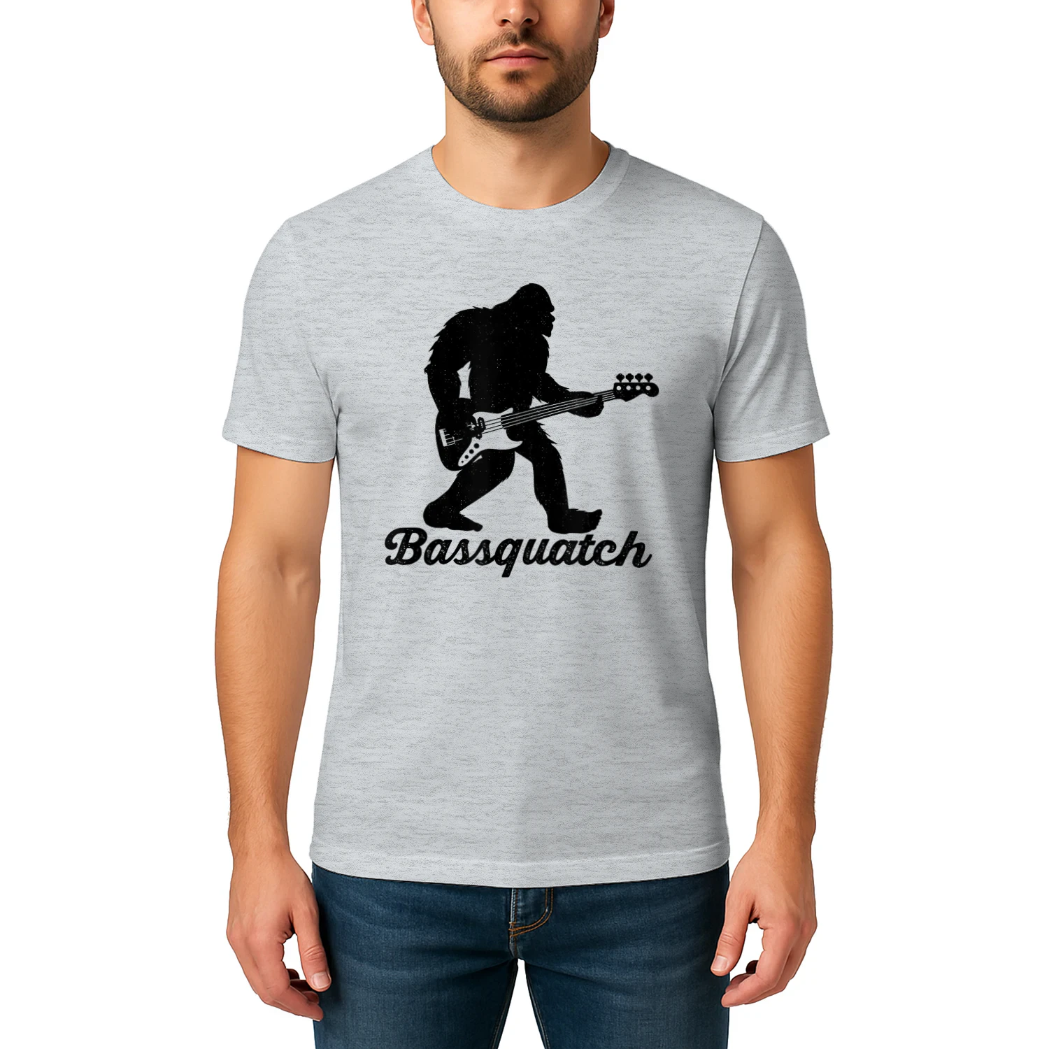 Bigfoot Bass Player Guitar Sasquatch Bassist Music Guitarist