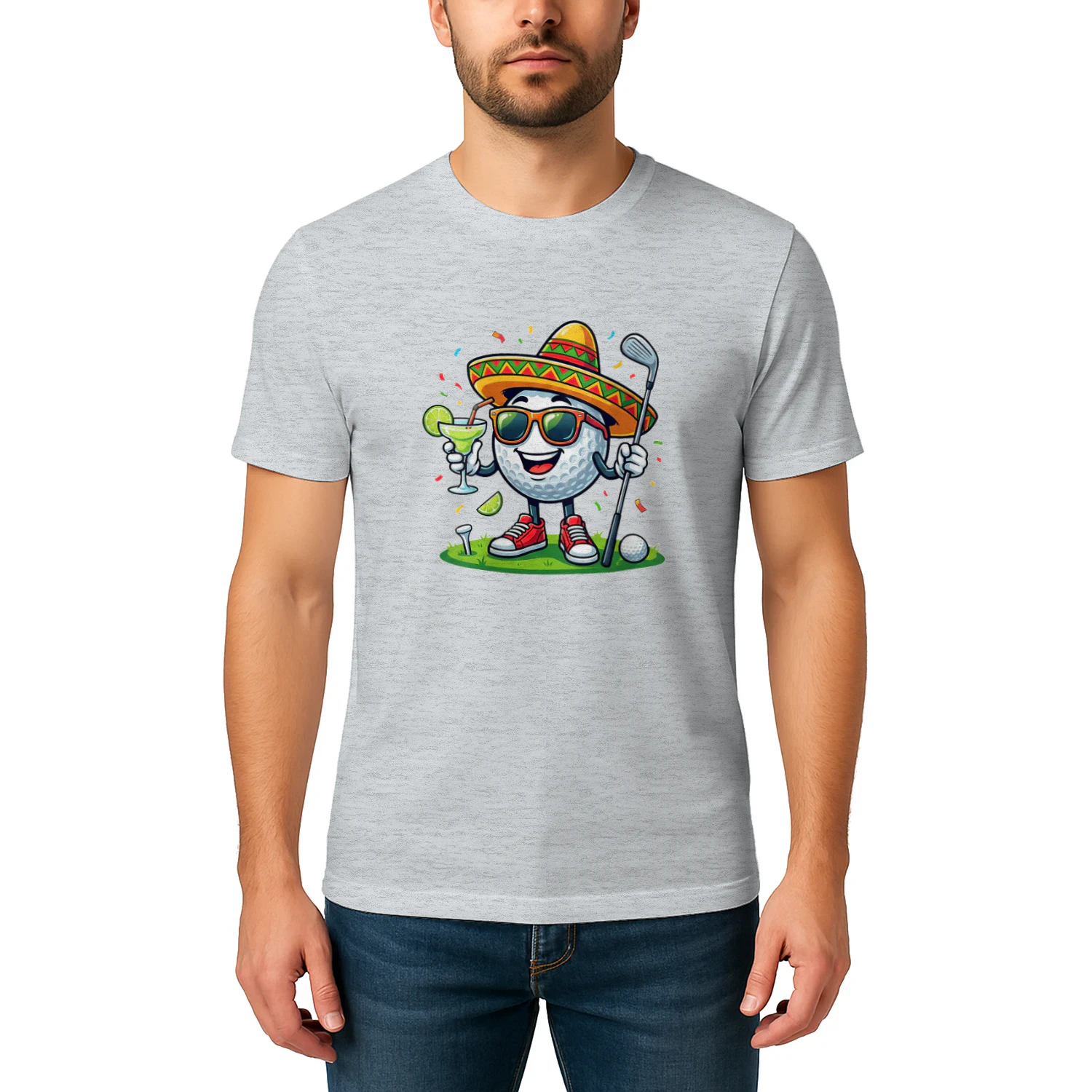 Women's Funny Cinco De Mayo Golf Margarita with Sombrero Fiesta Golf