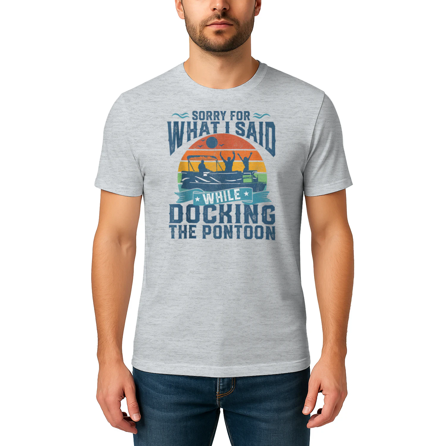 Sorry For What I Said While Docking Pontoon Boat Funny Gift Tank