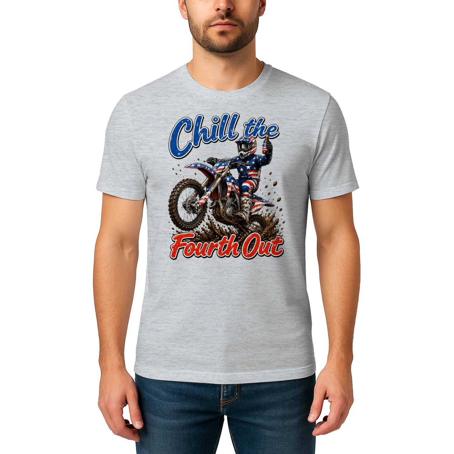 Dirt Bike Motocross Chill The Fourth Out