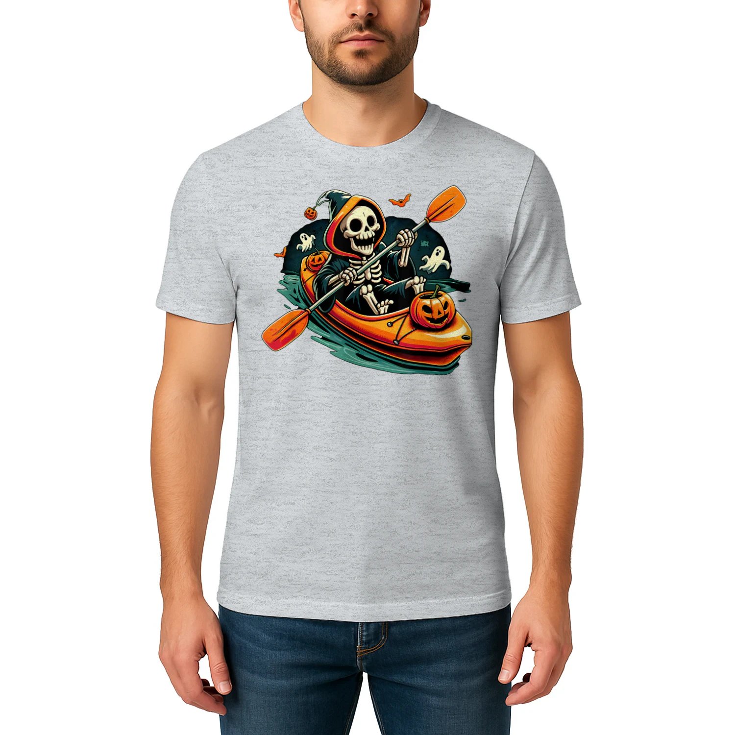 Halloween Skeleton Kayak