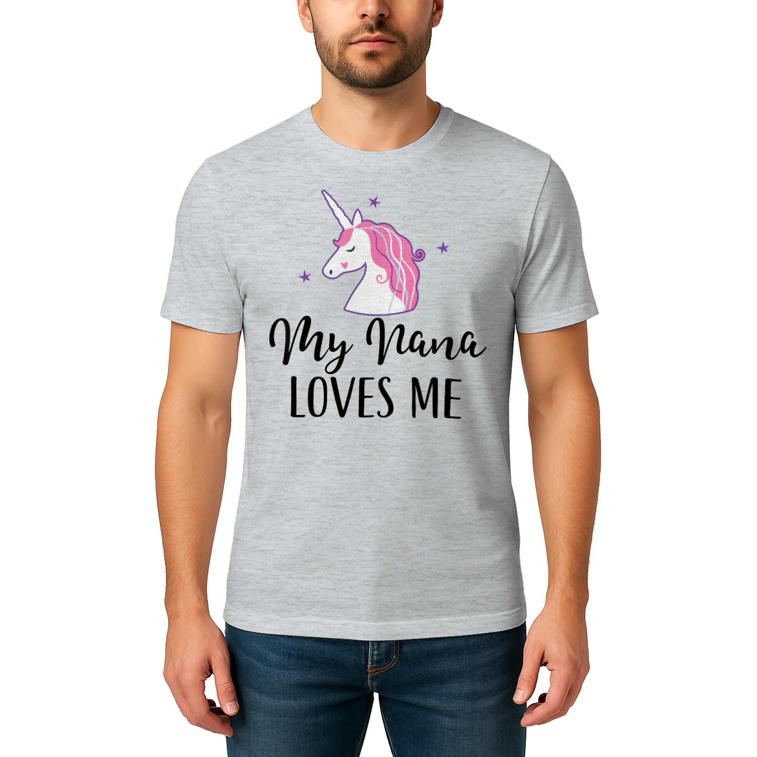 My Nana Loves Me Girl Unicorn