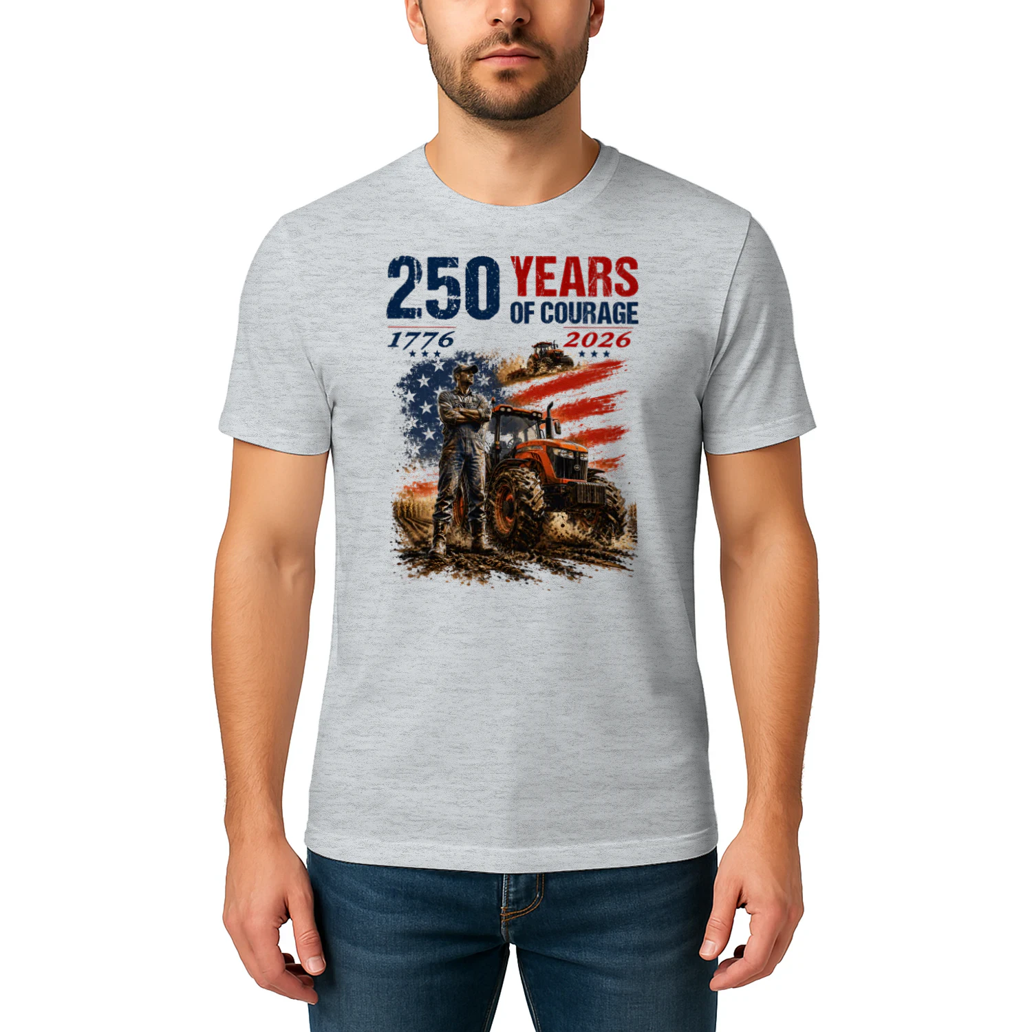 Farming Tractor 250 Years Of Courage US